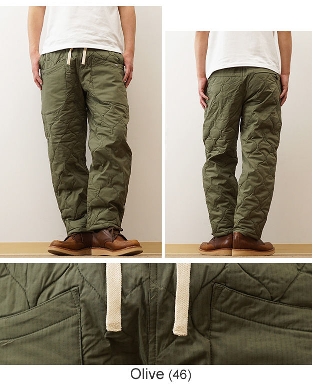 gym master ジムマスター 暖 ストレッチ ドビークロス キルティング パンツ 暖パン メンズ レディース 中綿 大きいサイズ アウトドア 暖かい 秋 冬 雪 G233795 | gym master | 10