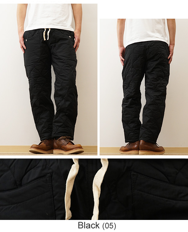 gym master ジムマスター 暖 ストレッチ ドビークロス キルティング パンツ 暖パン メンズ レディース 中綿 大きいサイズ アウトドア 暖かい 秋 冬 雪 G233795 | gym master | 11