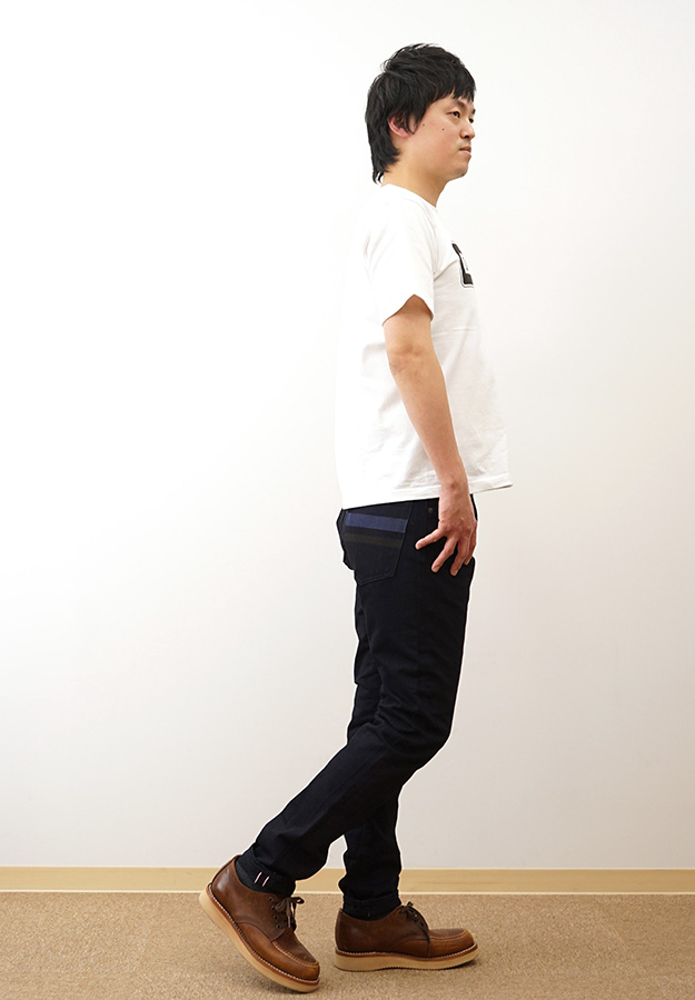 桃太郎ジーンズ（MOMOTARO JEANS） インディゴ ブラック デニム ナロー