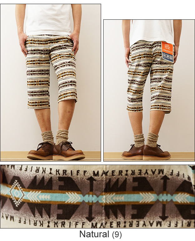 KRIFF MAYER クリフメイヤー メンズ ステテコ 接触冷感 ロハテコ クロップド パンツ 大きいサイズ ハーフパンツ ひざ下 7分丈 ショーツ 短パン ブランド 2347815 | KRIFF MAYER | 09