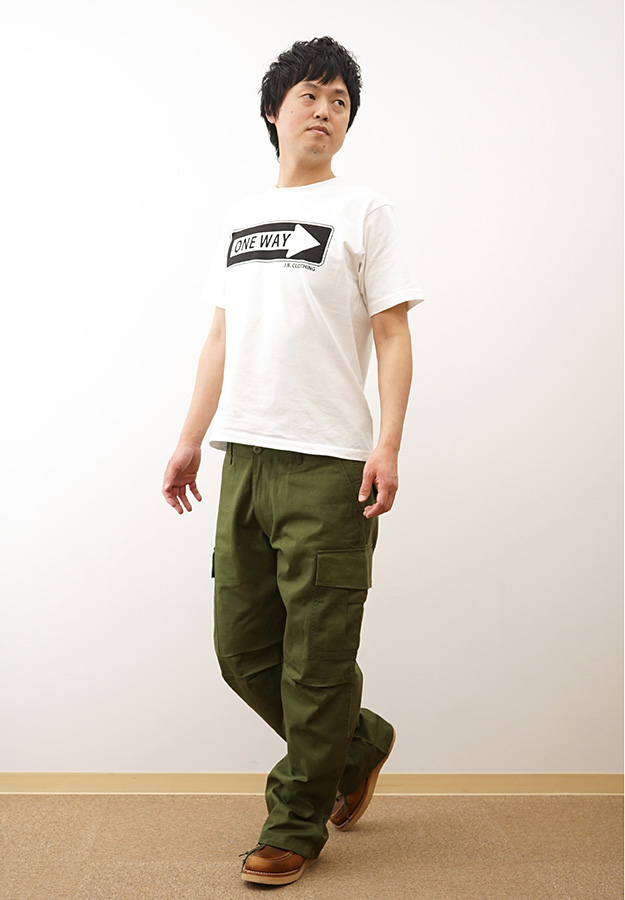 HOUSTON ヒューストン ツイル カーゴ パンツ メンズ 綿100% 丈夫 大きいサイズ アメカジ ミリタリー チノパン ワークパンツ 作業着 春 夏 秋 冬 黒 カーキ 10055 | HOUSTON | 04