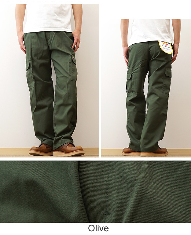 Dickies（ディッキーズ） カーゴパンツ メンズ 黒 ベージュ 大きい