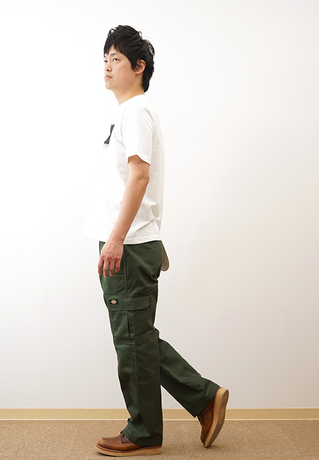 Dickies ディッキーズ カーゴパンツ メンズ 黒 ベージュ 大きいサイズ ワークパンツ チノパン TCツイル ストレート Dカン アメカジ ストリート おしゃれ WD5832 | Dickies | 03