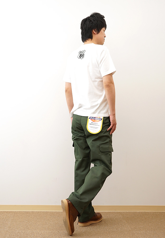 Dickies ディッキーズ カーゴパンツ メンズ 黒 ベージュ 大きいサイズ ワークパンツ チノパン TCツイル ストレート Dカン アメカジ ストリート おしゃれ WD5832 | Dickies | 04