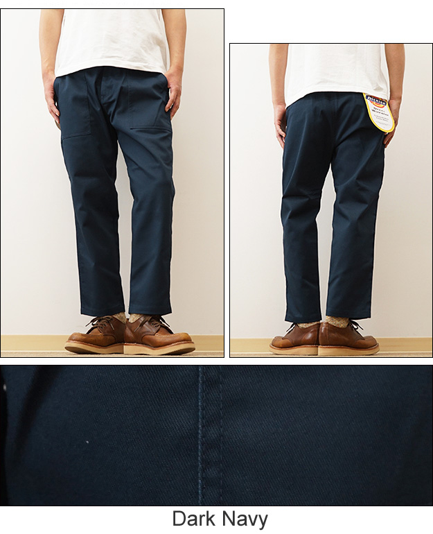 Dickies ディッキーズ チノパン ルーズ テーパード パンツ メンズ ワークパンツ クロップド 大きいサイズ 太め 丈夫 アメカジ 登山 おしゃれ 黒 ベージュ WD5842 | Dickies | 05