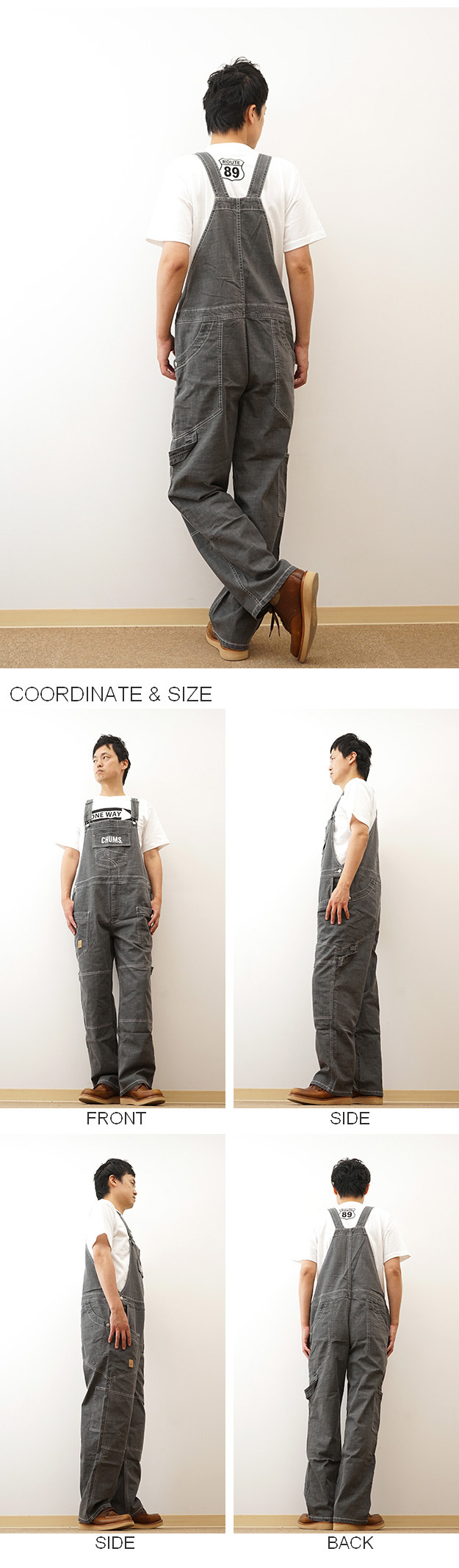 CHUMS（チャムス） オールオーバーザ オーバーオール メンズ