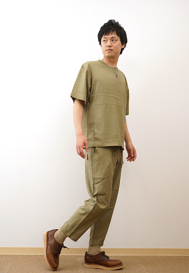 gym master ジムマスター 麻 レーヨン テーパード パンツ メンズ レディース 大きいサイズ セットアップ対応 ウエストゴム 夏 涼しい 軽い おしゃれ G521722 | gym master | 02