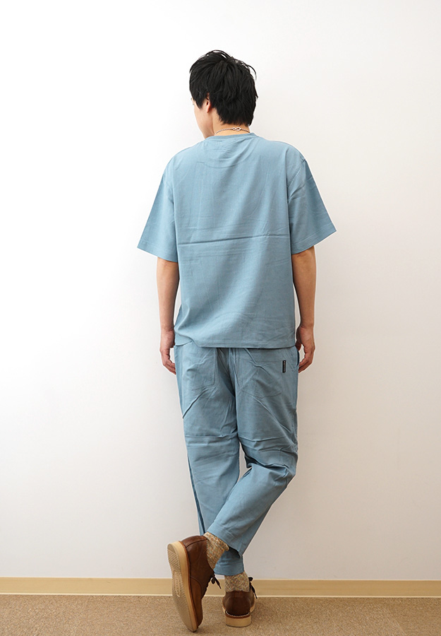 gym master ジムマスター 麻 レーヨン テーパード パンツ メンズ レディース 大きいサイズ セットアップ対応 ウエストゴム 夏 涼しい 軽い おしゃれ G521722 | gym master | 04