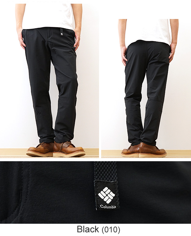 Columbia コロンビアOMNI-TECH アウトドアパンツ ブラック　黒 古着 コロンビア Columbia OMNI‐TECH オムニテック ナイロンパンツ
