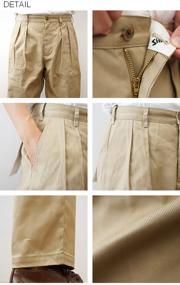 Schott N.Y.C（ショット） Schott TC 2タック ワイドパンツ メンズ