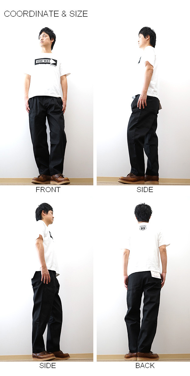 Schott N.Y.C（ショット） Schott TC 2タック ワイドパンツ メンズ
