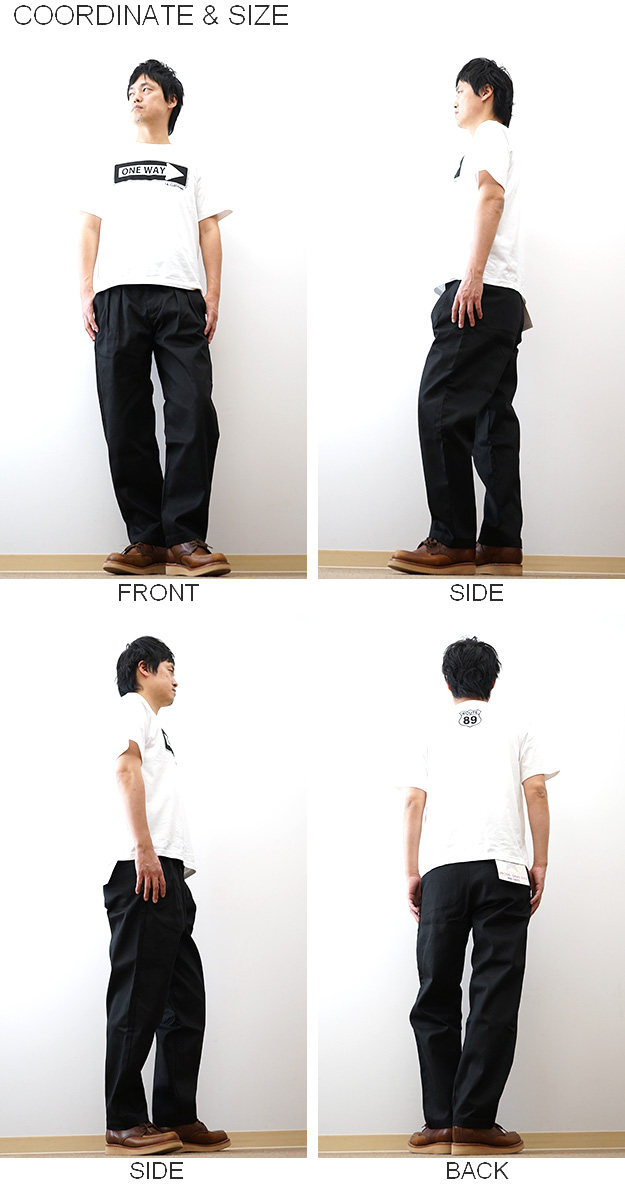 Schott N.Y.C（ショット） Schott TC 2タック ワイドパンツ メンズ