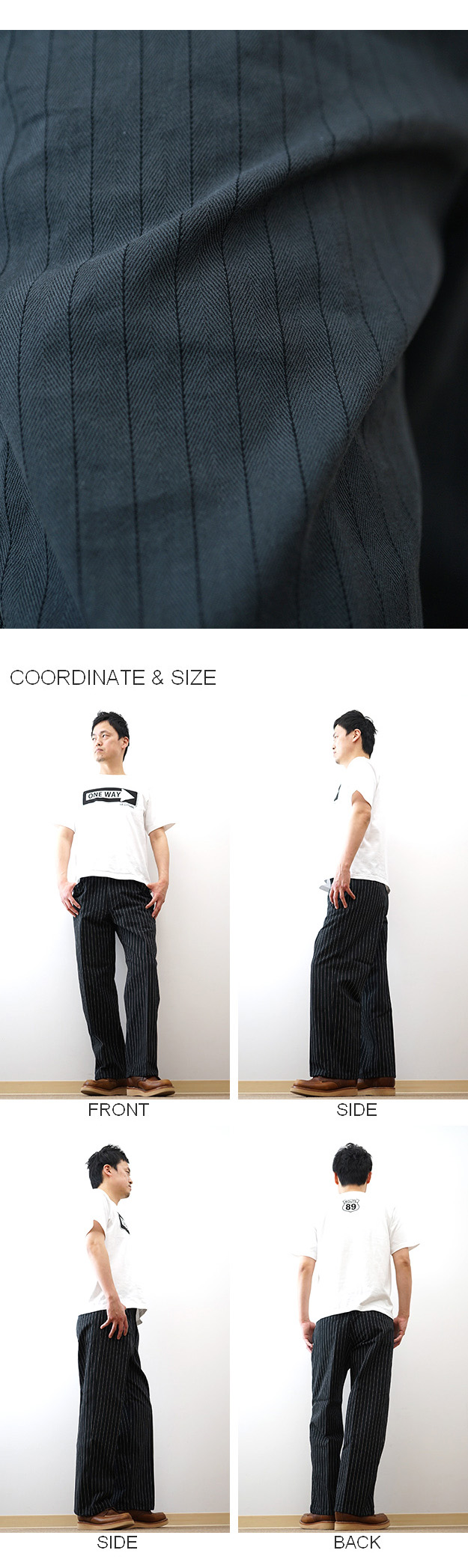 Schott N.Y.C（ショット） Schott ストライプ フリスコパンツ メンズ