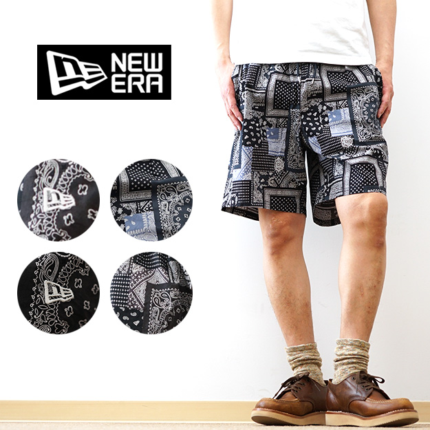 M*J様 NEW ERAニューエラバンダナ柄紐付きハーフパンツ XL NEW ERA（ニューエラ） イージー ショートパンツ ショーツ メンズ