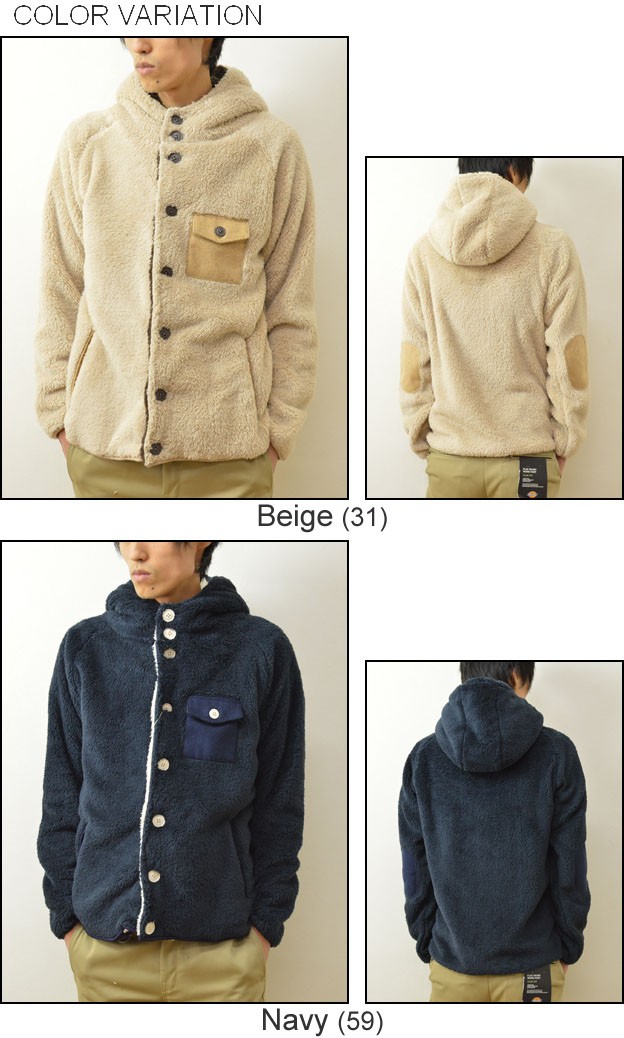 Lens Concave（レンズコンケイブ） ボア フリース マウンテン パーカー