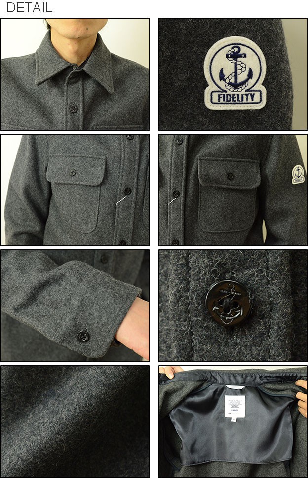 ◆ 国内正規 FIDELITY フィデリティ 16AW オールブラック　ウール リバーシブル　ダウンベスト L 美品