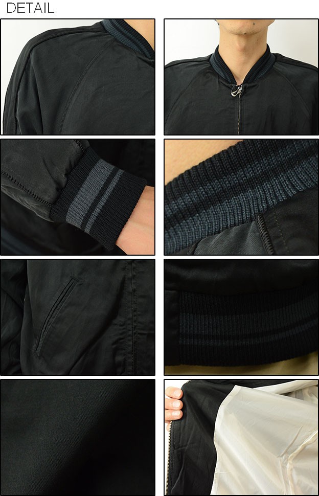 SLICK（スリック） サテン クロス スーベニア ジャケット メンズ