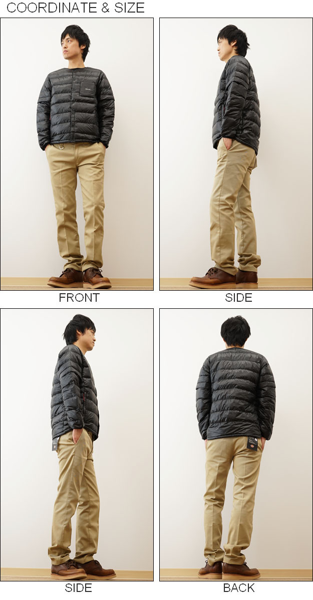 NANGA ナンガ INNER DOWN CARDIGAN DETACHABLE SLEEVE インナー