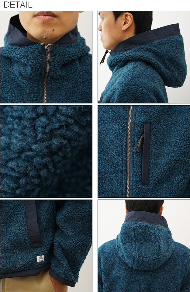 gym master（ジムマスター） リバーシブル マウンテン パーカー メンズ