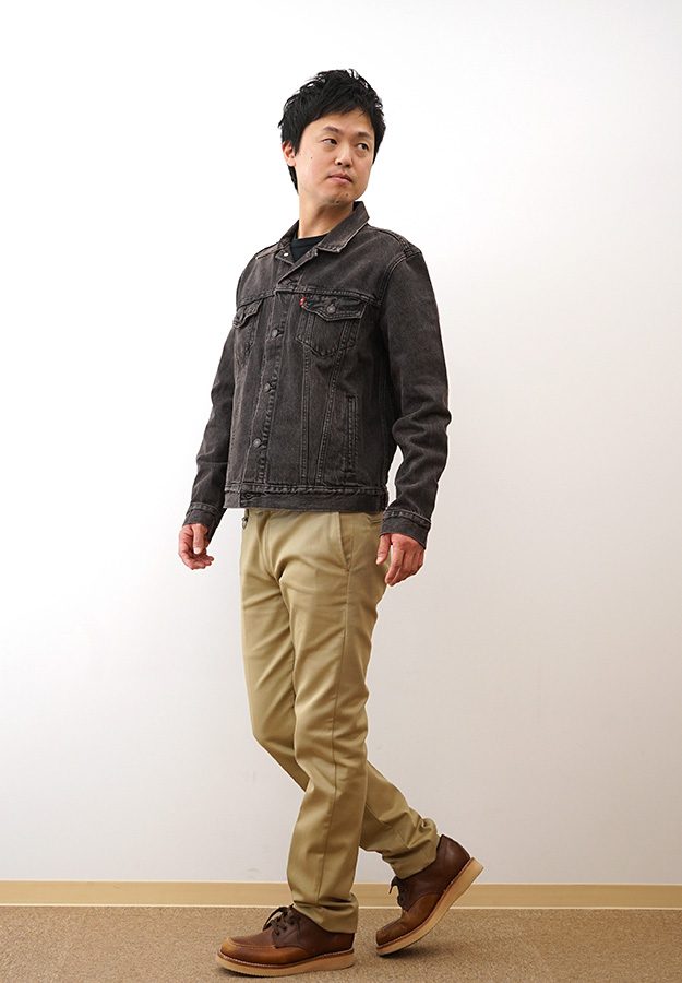 Levi's ブラック デニムジャケット 3rd Levi's 【大きいサイズ有り】リーバイス Gジャン 3RD トラッカー