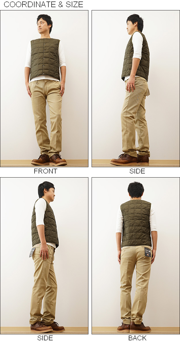 GRAMICCI（グラミチ） TAION タイオン インナー ダウン ベスト コラボ