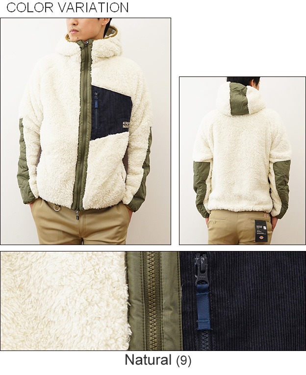 KRIFF MAYER クリフメイヤー シャギー ボア フリース ジャケット フード メンズ パーカー アウトドア キャンプ マンパ 秋冬 コーデ 大きい サイズ XL 2214401 | KRIFF MAYER | 03