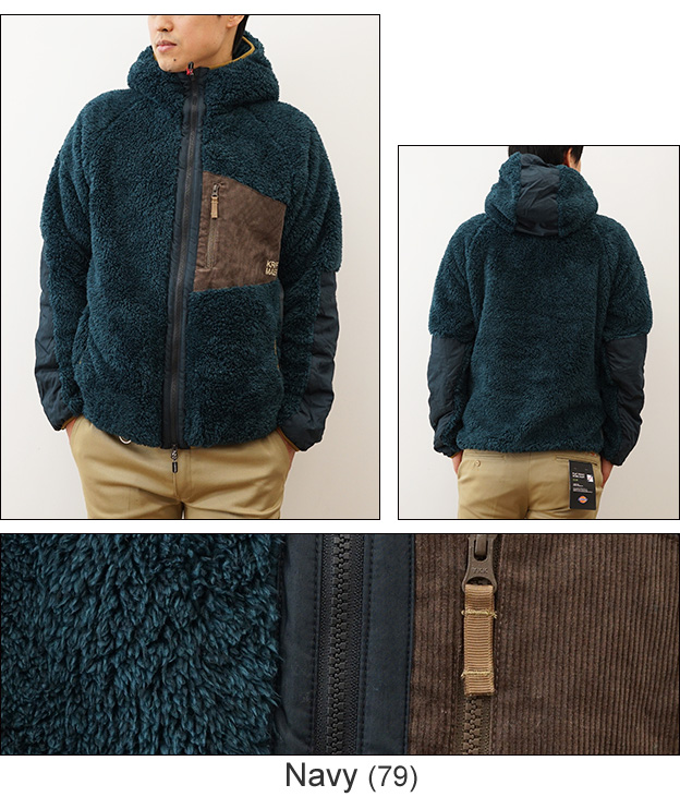 KRIFF MAYER クリフメイヤー シャギー ボア フリース ジャケット フード メンズ パーカー アウトドア キャンプ マンパ 秋冬 コーデ 大きい サイズ XL 2214401 | KRIFF MAYER | 06