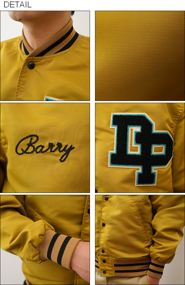 HOUSTON（ヒューストン） スタジャン ジャケット ナイロン アワード