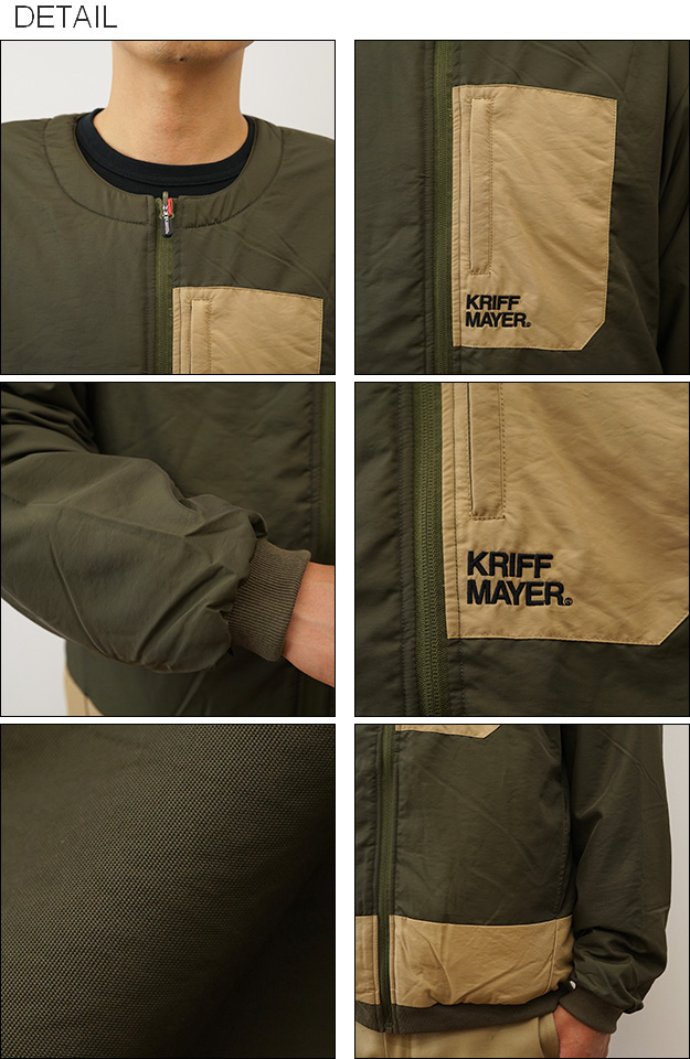 KRIFF MAYER クリフメイヤー ひっくり ジャケット ノーカラー メンズ レディース オーバーサイズ ビッグシルエット 大きい フリース 秋 冬 コーデ 2319301 | KRIFF MAYER | 03