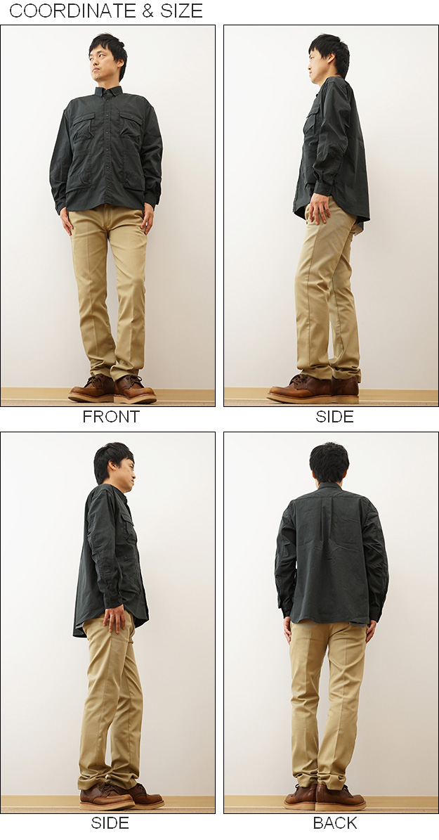 NANGA（ナンガ） タキビ リップストップ キャンプ シャツ 長袖 メンズ