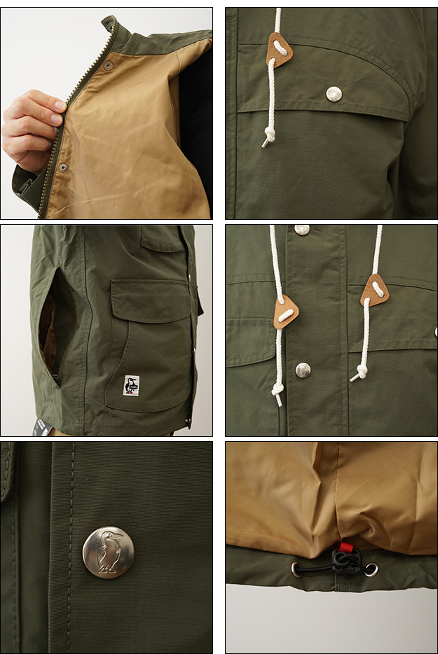 CHUMS チャムス キャンピング パーカー マウンテンパーカー マンパ メンズ レディース 大きいサイズ ブランド 春 秋 冬 アウトドア キャンプ 登山 CH04-1410 | CHUMS | 02