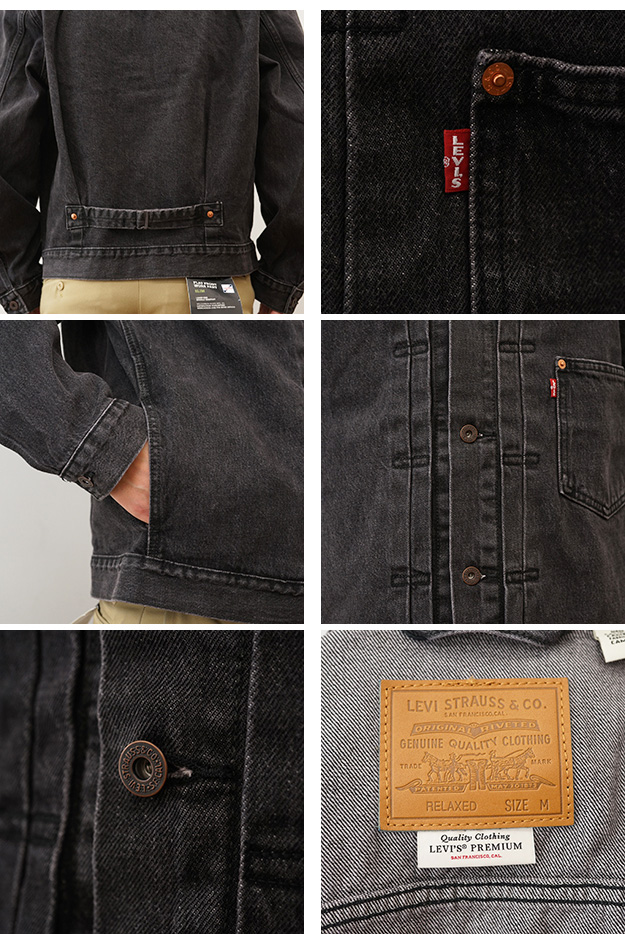 Levi's リーバイス TYPE I トラッカー ジャケット Gジャン デニムジャケット メンズ 大きいサイズ 綿100% 1936年復刻 1stモデル おしゃれ A31740000 A31740004 | Levi's | 09