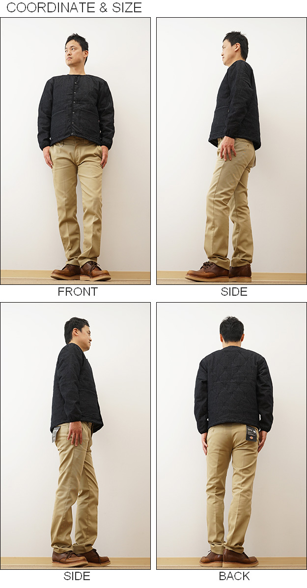 ROKX（ロックス） デニム キルト カーディガン インナーダウン