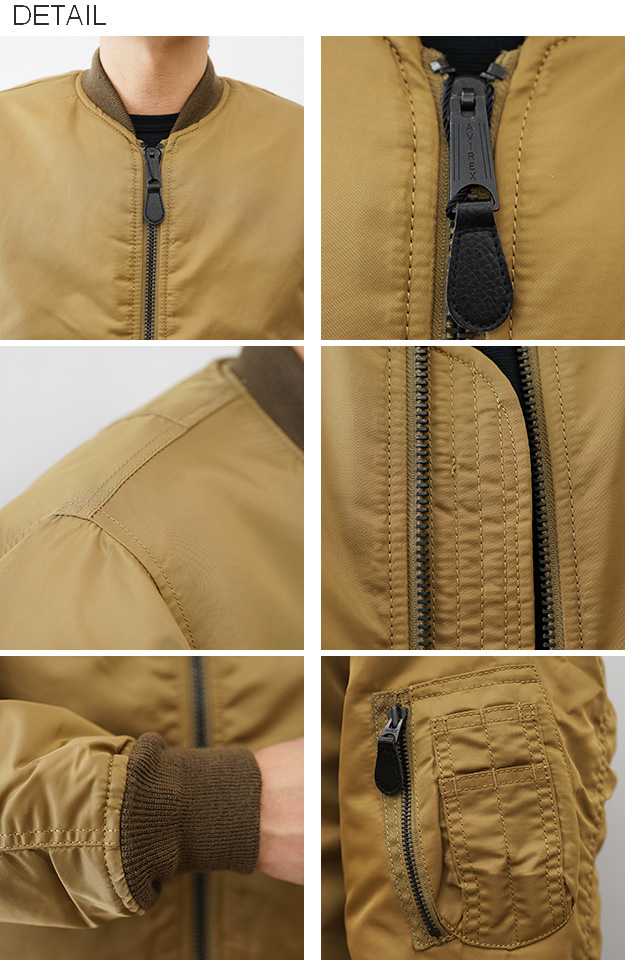 AVIREX（アヴィレックス） MA-1 COMMERCIAL LOGO フライトジャケット