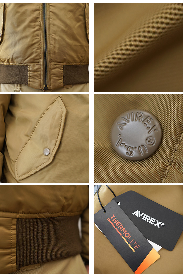 AVIREX（アヴィレックス） MA-1 COMMERCIAL LOGO フライトジャケット