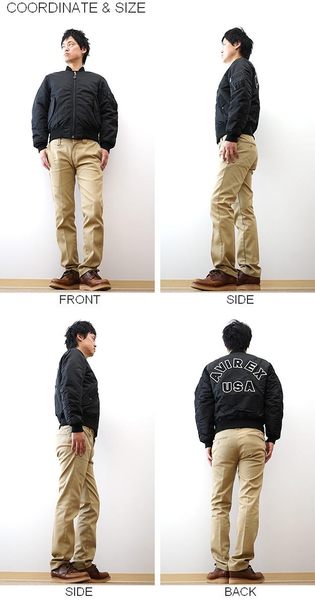 AVIREX（アヴィレックス） MA-1 COMMERCIAL LOGO フライトジャケット