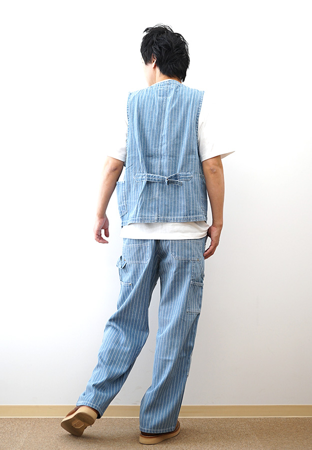 HOUSTON（ヒューストン） ワークベスト メンズ 12オンス ウォバッシュ