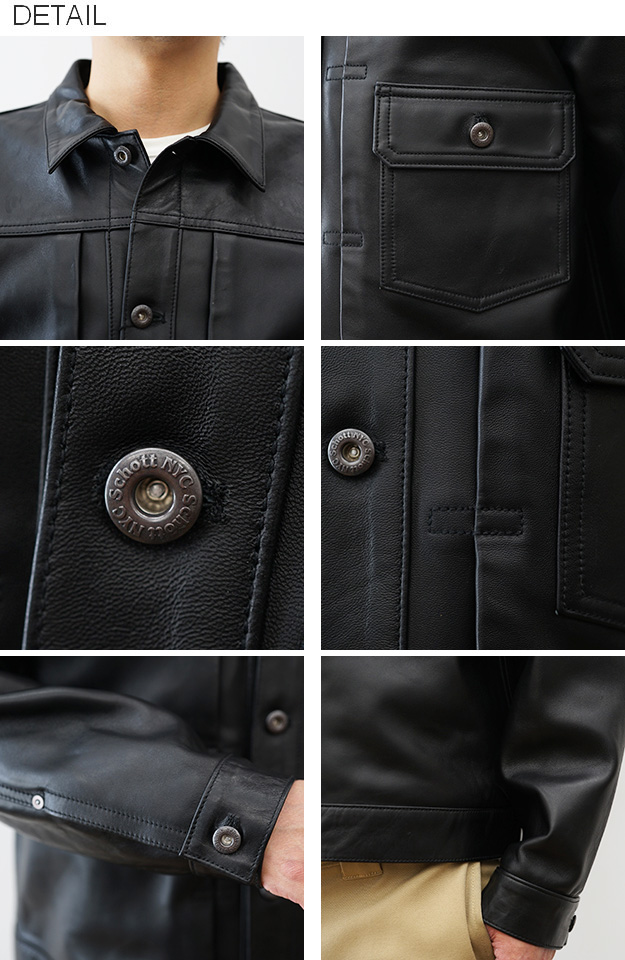 Schott N.Y.C（ショット） Schott シープレザー トラッカージャケット
