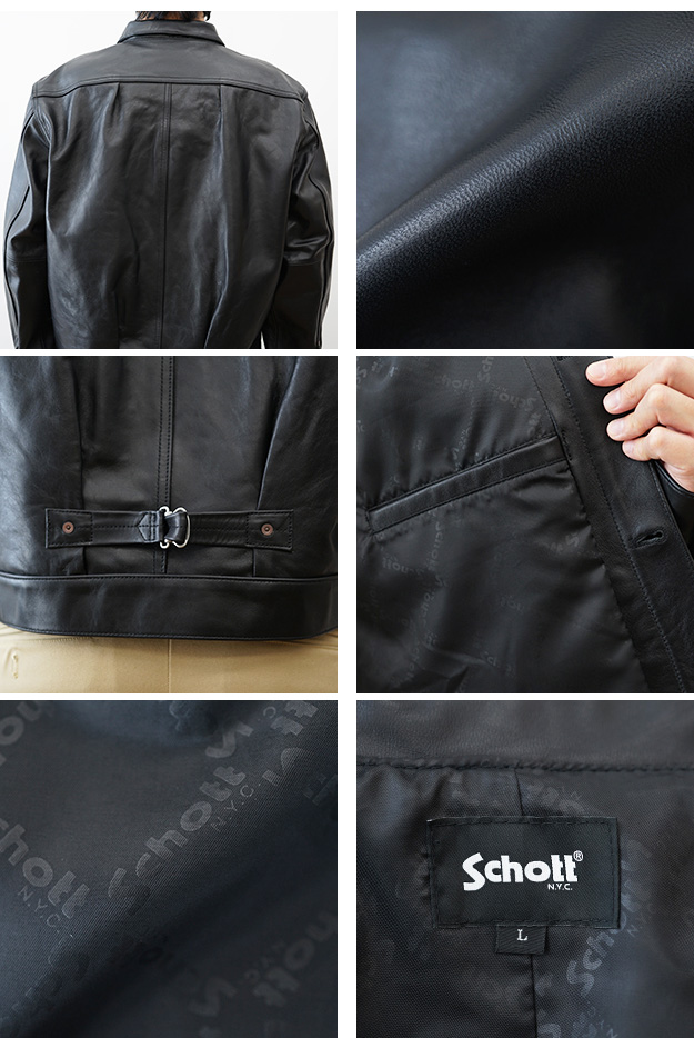 Schott N.Y.C（ショット） Schott シープレザー トラッカージャケット