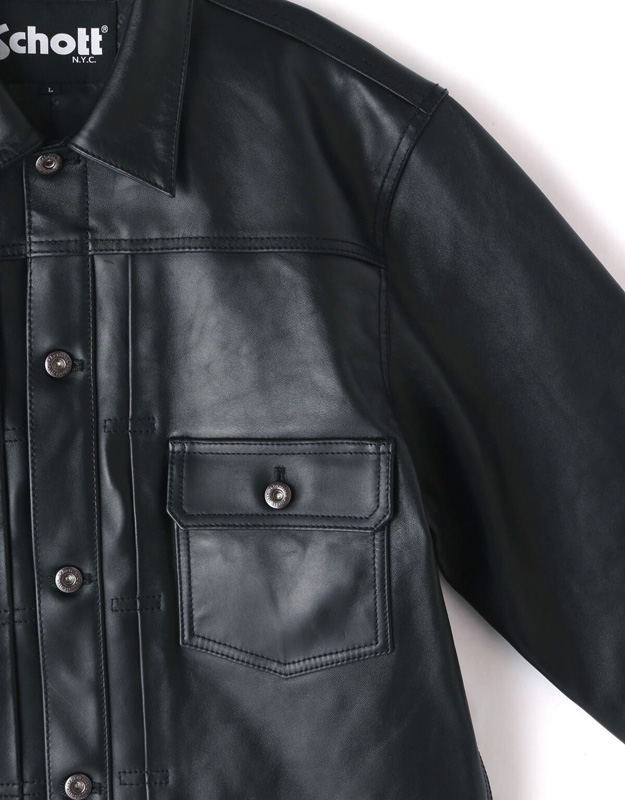 Schott N.Y.C（ショット） Schott シープレザー トラッカージャケット