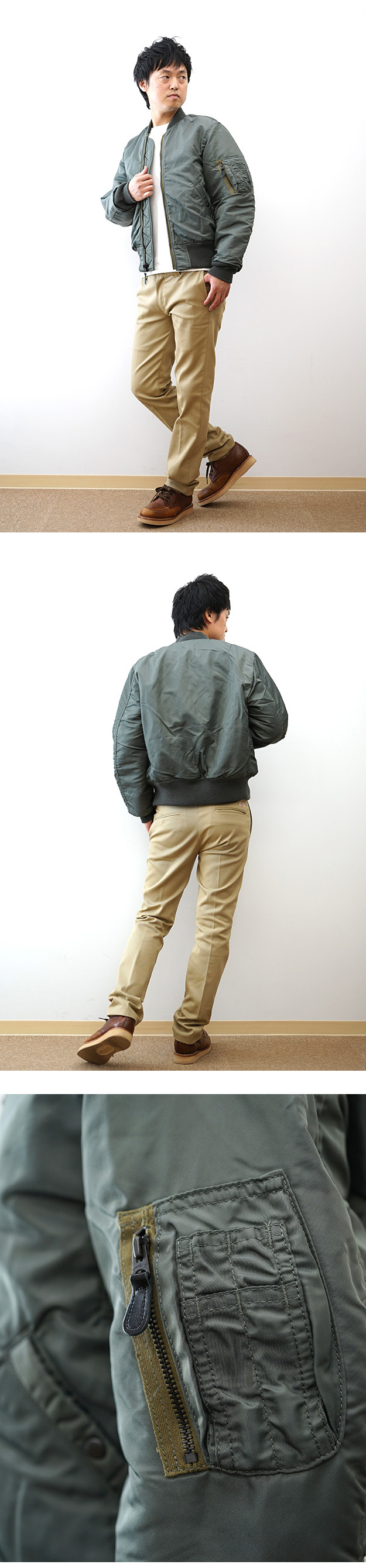 AVIREX（アヴィレックス） MA-1 VINTAGE フライトジャケット メンズ