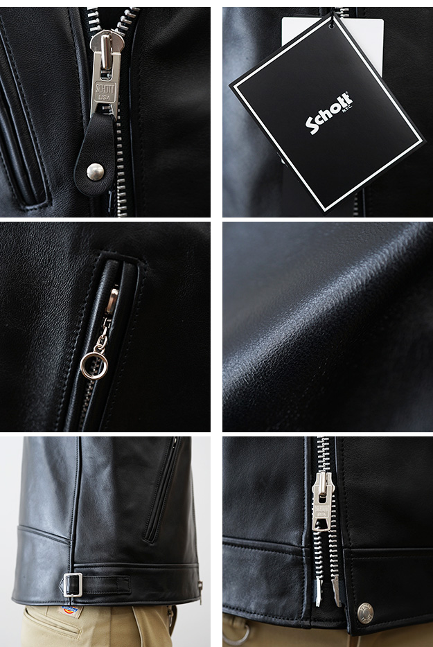 Schott N.Y.C（ショット） Schott ダブル ブレスト ライダース