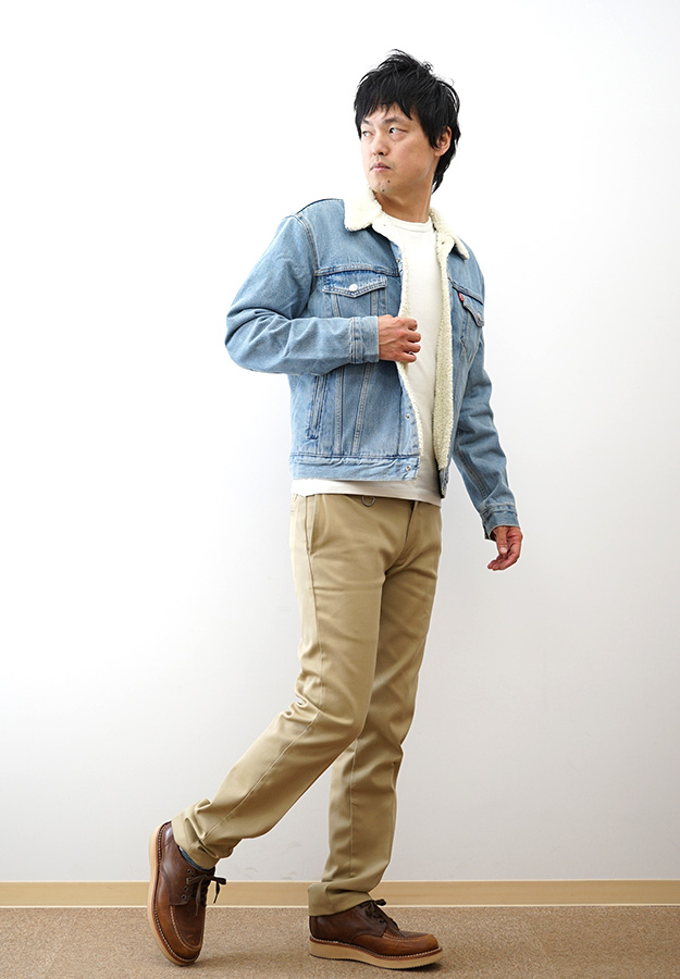 Levi's（リーバイス） TYPE3 シェルパ トラッカー ジャケット デニム