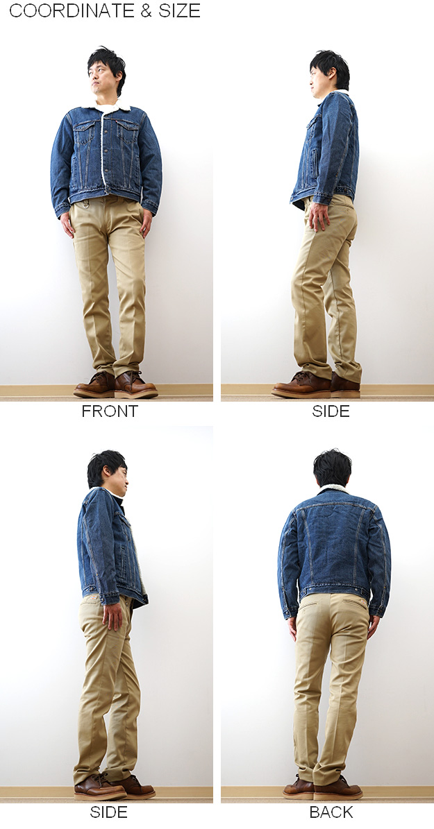 Levi's（リーバイス） TYPE3 シェルパ トラッカー ジャケット デニム