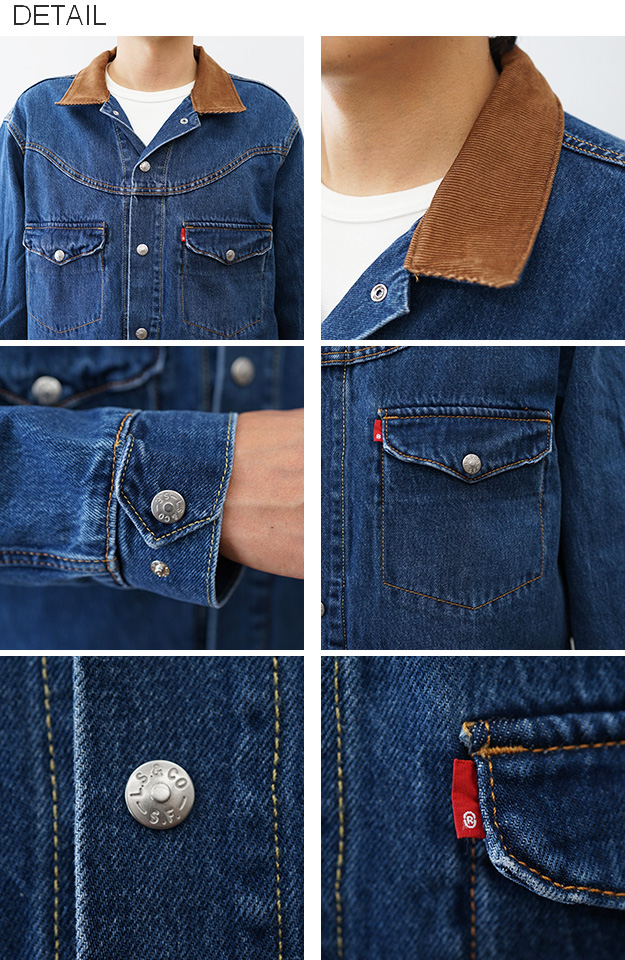 Levi's（リーバイス） デニムジャケット ウエスタンショートホーン