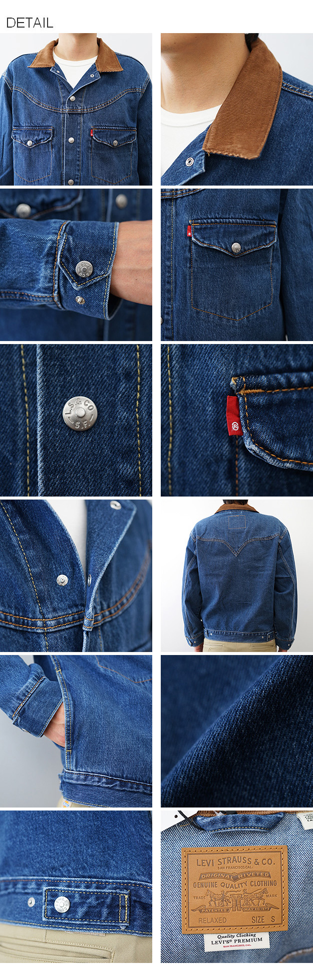 Levi's（リーバイス） デニムジャケット ウエスタンショートホーン