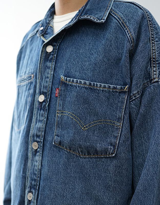 Levi's（リーバイス） TWISTED シャツジャケット 薄手 デニム