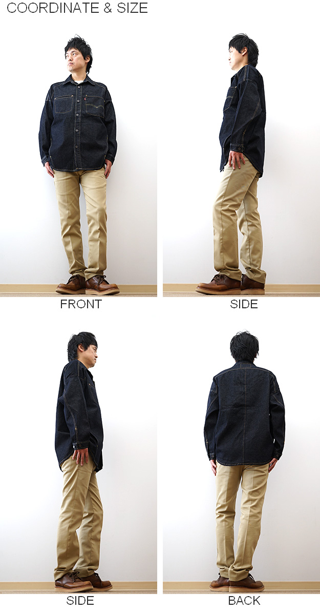 Levi's twistedシャツジャケット L 新品 Levi's（リーバイス） TWISTED シャツジャケット 薄手 デニム