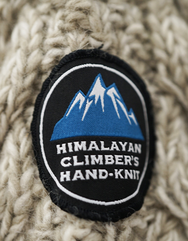 手編み ショ−ル カ−ディガン HIMALAYAN CLIMBER'S HAND-KNIT