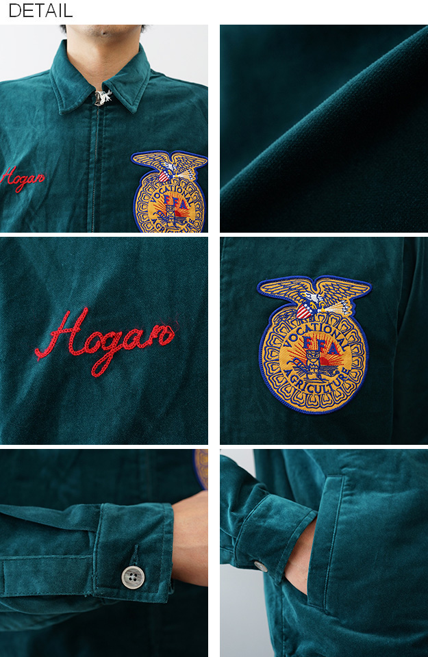 HOUSTON（ヒューストン） コットン 別珍 FFA ジャケット メンズ 100